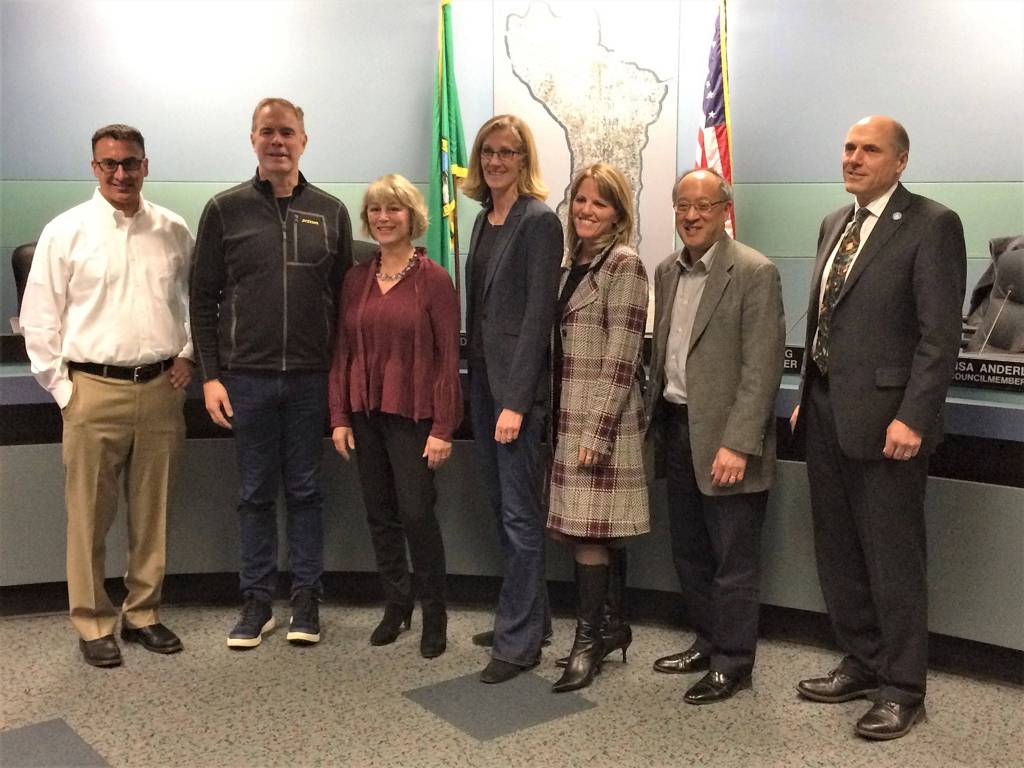 Mercer Island City Council, 2019. Photo courtesy of the city of Mercer Island