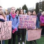 Marchers began their journey from Cal Anderson Park to the Seattle Center on Jan. 19. Stephanie Quiroz/staff photos