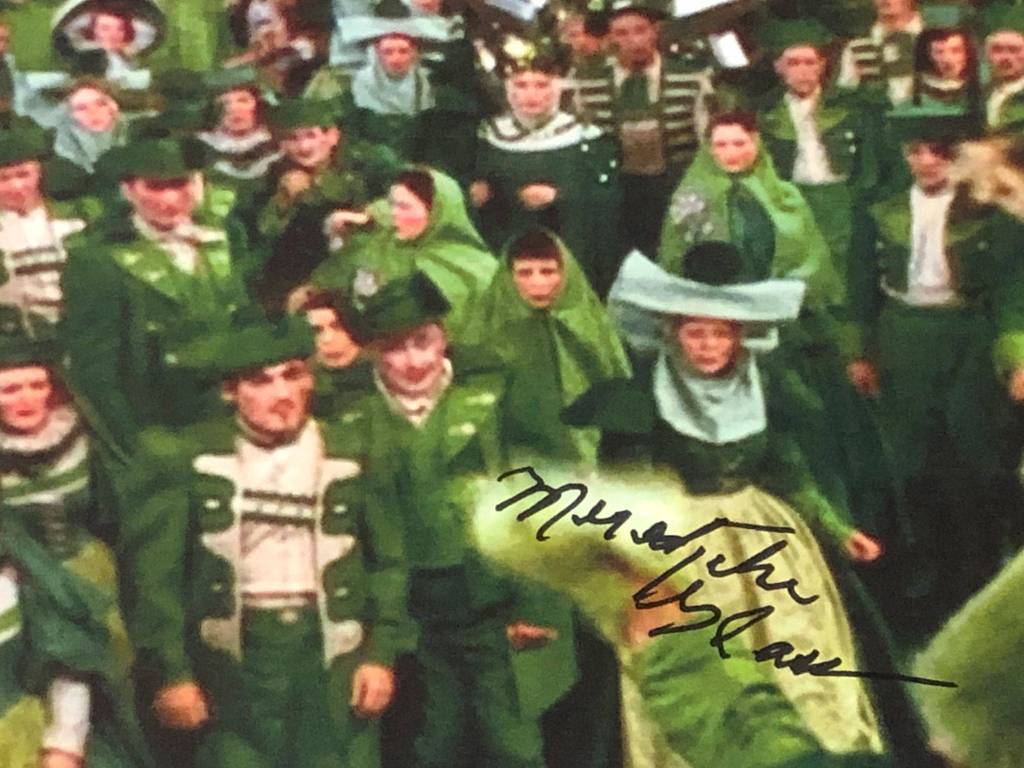 Meredythe Glass was one of the green ladies in the Emerald City in the 1939 movie, The Wizard of Oz. Photo courtesy of Greg Asimakoupoulos