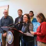 Rep. Suzan DelBene, who represents Washingtons 1st congressional district, explains how the Land and Water Conservation Fund adds billions in spending and thousands of jobs to the outdoor economy. Katie Metzger/staff photo