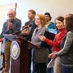 Seattle Mayor Jenny Durkan explains how the Land and Water Conservation Fund also helps urban areas. Katie Metzger/staff photo