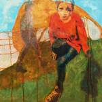 Art by Marilyn Charlat Dix will be featured at Barrels Wine Bar this month.