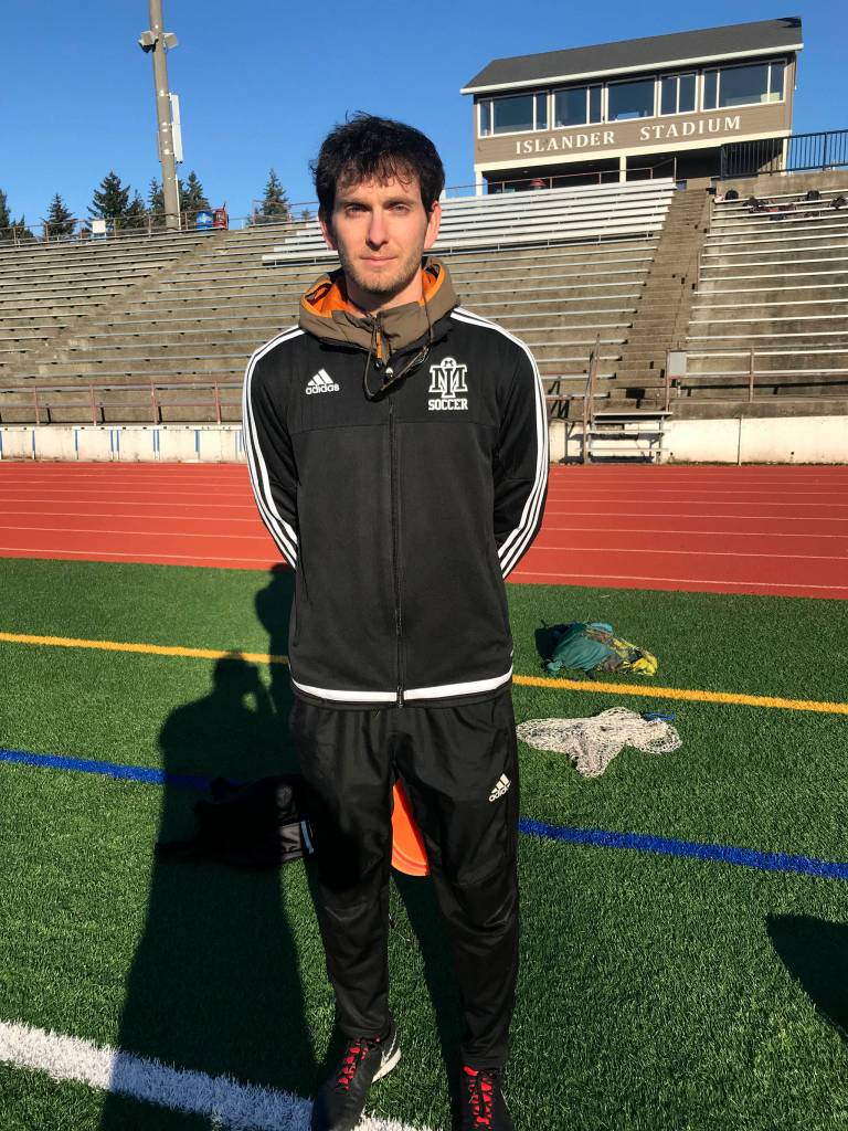 The Mercer Island Islanders boys soccer team will be led by new head coach Forrest Marowitz this spring on the soccer pitch. Marowitz, who graduated from Mercer Island High School in 2009, coached the Lake Washington Kangaroos boys soccer team during the 2018 season. Shaun Scott, staff photo