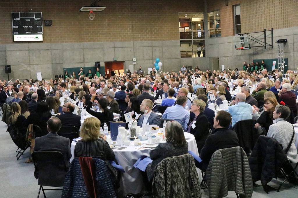 Donors and supporters of Mercer Island Youth and Family Services (MIYFS) packed the Community and Event Center on March 6 for the 2019 Annual Breakfast. Katie Metzger/staff photo