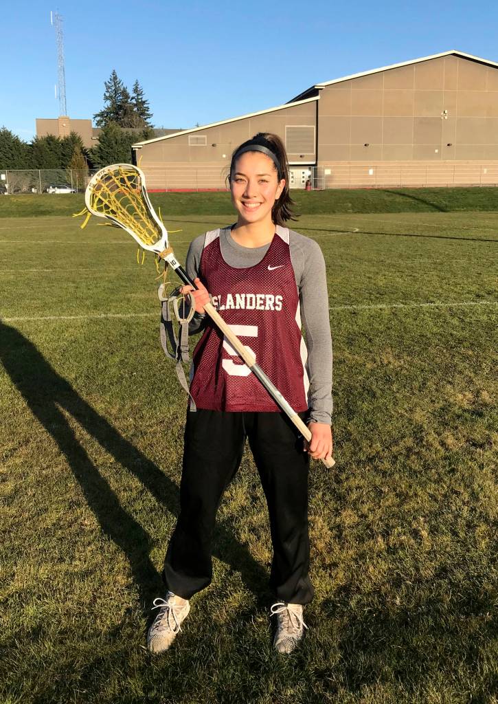 Mercer Island Islanders senior girls lacrosse player Grace Fujinaga will continue her lacrosse career at the University of Pennsylvania. Shaun Scott, staff photo