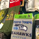 Seattle Seahawks gear can be found all over the world, including in Israel. Photo courtesy of Greg Asimakoupoulos