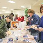 125 sack lunches were to the Safe Parking Program at the Lake Washington Methodist Church, Sophia Way, The Together Center, and to the residents of Camp Unity and Safe Parking at St. Judes. Stephanie Quiroz/staff photo.