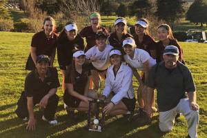 The Mercer Island Islanders girls golf team currently has an overall record of 3-2 in early season play on the links. The Islanders golf program, which is its 22nd year of existence, has won three state titles, seven KingCo titles and 10 district championships over the past two decades. The 2019 team is led by captains Annelise Rorem and Katelyn Travis. The Islanders registered their 200th career victory as a program earlier this season. Photo courtesy of Billy Pruchno