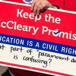 Photo courtesy of Snoqualmie Valley Education Association Facebook page                                Eastside educators were appalled over an amendment made to SB 5313. The effects could have reduced teacher compensation and limited bargaining abilities. The bill recently died.