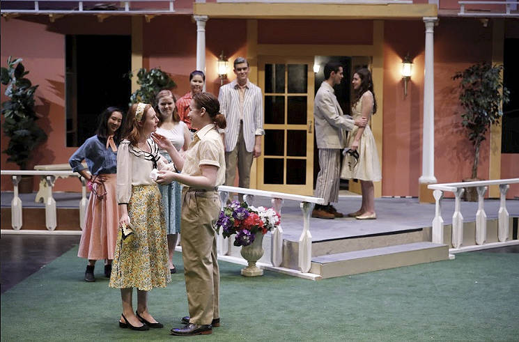 Photo courtesy of Mercer Island High School                                Beatrice and Benedick, two of Shakespeares wittiest characters, have sworn off love. Hero and Claudio have jumped into love. The Mercer Island High School drama department is performing Much Ado About Nothing by William Shakespeare for its spring production. Performances began on April 25 and will also be at 7 p.m., May 2 to 4. Presale tickets are $10 or $15 at the door. Seniors are $5. A pay-what-you-can performance will be held at 2p.m. on May 4. Tickets can be purchased from members of the cast or online at mercerislandschools.org/drama.