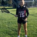 Mercer Island Islanders senior defender Julia Nordstrom, who will attend the University of Colorado (Boulder) this fall, plans on playing on the colleges club lacrosse team next season. Shaun Scott/staff photo