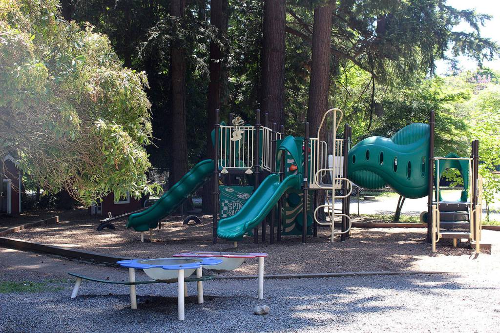 Madison Miller / staff photo                                 Sunnybeam School will have several areas of their outdoor playground renovated through the funds raised in Legacy Bricks sales.