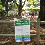 Photos courtesy of Deborah Hendrickson                                 Elliott Hendrickson partnered with the citys Parks and Recreation Department to build a new fence. The Pioneer Park project was part of Hendricksons Eagle Scout requirement.