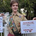 Courtesy photo                                 Daniel Hankes, a junior at Mercer Island High School, is leading a drive to collect eyeglasses to be processed and distributed by the Northwest Lions Club Eyeglasses Recycling Center for his Eagle Scout Service Project.