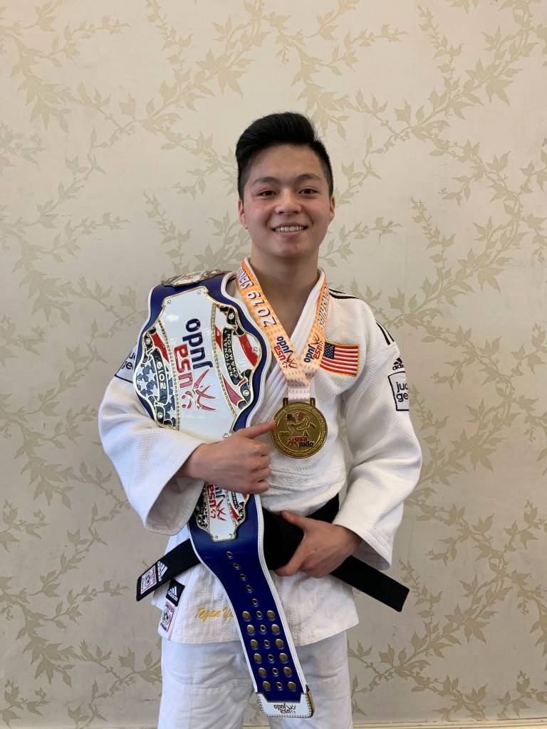 Mercer Island Islanders sophomore Tegan Yuasa is currently the top-ranked male 55-kilogram athlete in the sport of Judo. Yuasa will compete at the Cadet World Championships, which will take place from Sept. 25-29 in Almaty, Kazakhstan. Photo courtesy of Mark Yuasa