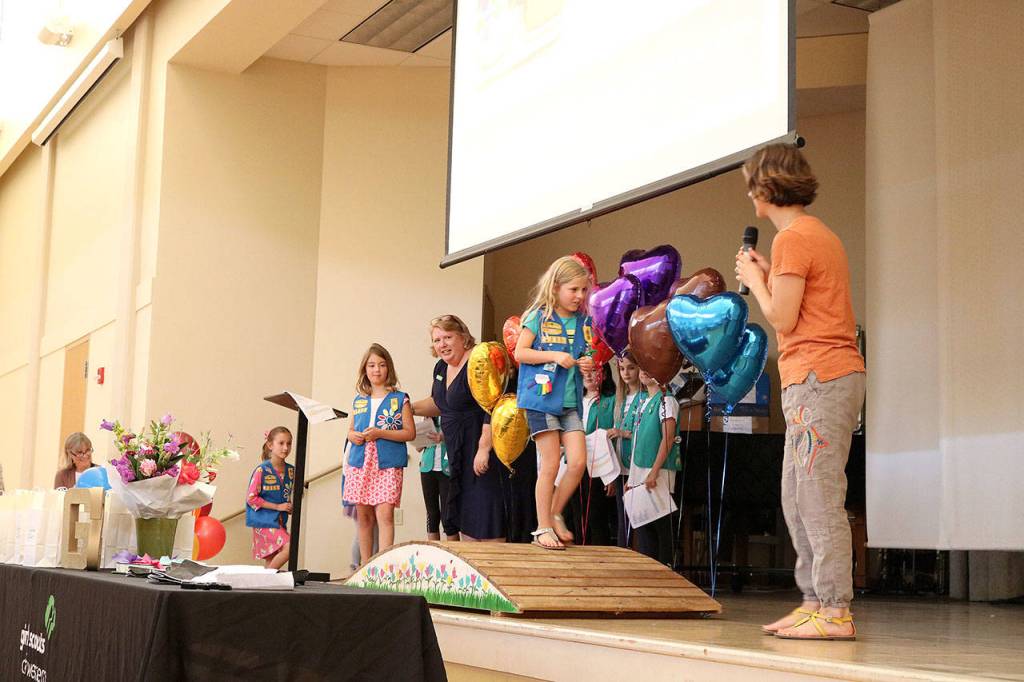 The MI scouting celebration included bridging to the next level.