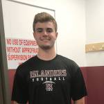 Mercer Island Islanders senior football player Bryce Fitzwilson utilizes speed and quickness on the gridiron. Shaun Scott/staff photo
