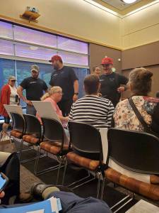 A photo taken from the meeting in Issaquah. Photo courtesy/Tracy Castro-Gill