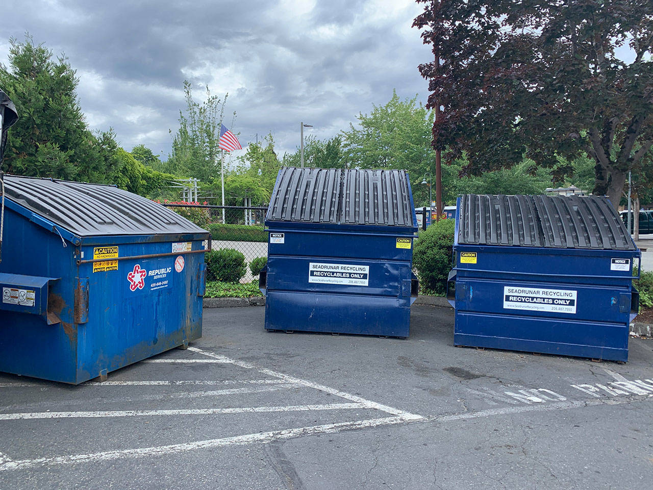 Recology will soon be replacing Republic as Mercer Islands garbage removal service. They will be responsible for collecting compost, garbage and recycled material for residents. Madeline Coats/Staff photo