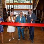 Photo courtesy of Aegis Living.                                The ribbon cutting for Aegis Living took place in Mercer Island on July 20. From left, Mary Van Orman, Terese Clark, Dwayne Clark, Phil Clough and Stephanie Bayne.