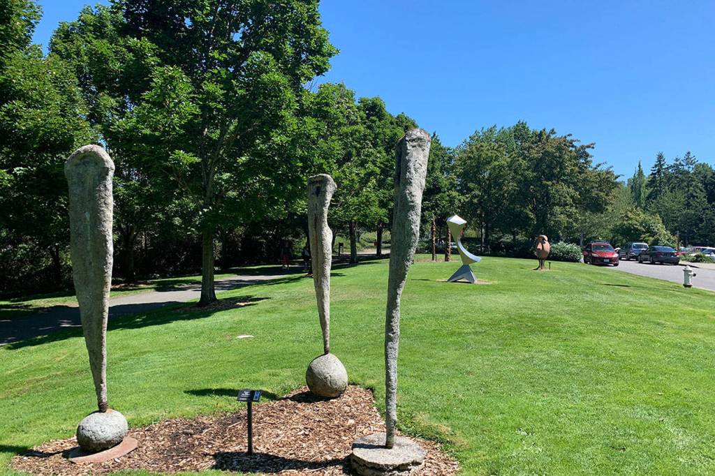 Old 76 will be taking over the empty gas station once occupied by Freshys Seafood Shack. Madeline Coats/staff photo                                 The Greta Hackett Outdoor Sculpture Gallery is the location of the upcoming Art Uncorked event on Sept. 6. Madeline Coats/staff photo