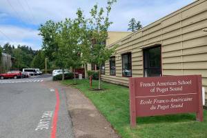 The French American School of Puget Sound moved to Mercer Island in 1999 and took over the old fire station just north of the Stroum Jewish Community Center property. Madeline Coats/staff photo