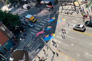 Photo courtesy of Juliana Kang Robinson                                Juliana Kang Robinsons public artwork, Alone Together.