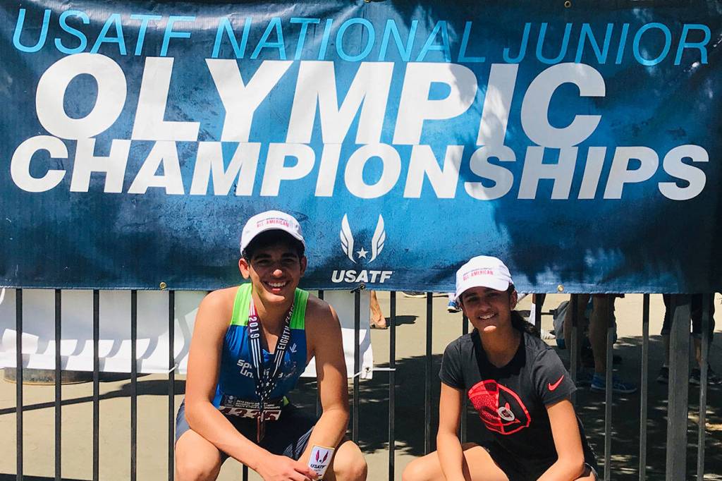 Track and field runs in the family