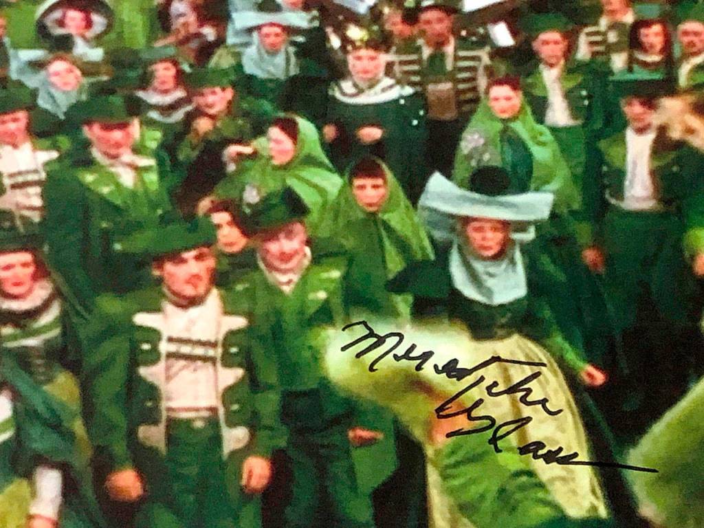 Meredythe Glass was one of the green ladies in the Emerald City in the 1939 movie, The Wizard of Oz. Photo courtesy of Greg Asimakoupoulos