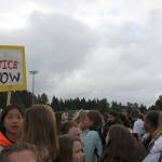 Hundreds of IMS students participated in Fridays global climate strike. Madison Miller / staff photo