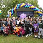 Photo by Stephanie Quiroz/staff photo                                The Friendship Circle hosted their eighth annual Walk, Run, and Community Day at Luther Burbank Park on Sept. 22. Participants gathered for the event, despite the rain.