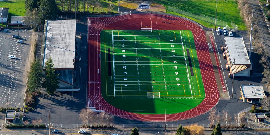 Sparks Stadium in Puyallup. Photo courtesy of Puyallup School District