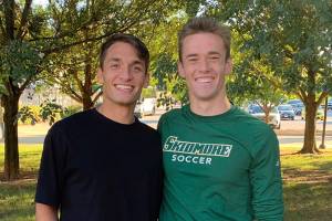 A reunion on the soccer field for former Mercer Island standouts