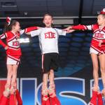 Eastside Dream Elite cheerleaders compete at a competition last February. Photo courtesy of Anne Christiansen