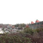 Morning traffic moves along Interstate 90 on Mercer Island, passing by the future Mercer Island light rail station. Natalie DeFord/staff photo