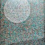 Poetic Moon 1, 36x48 Acrylic on canvas by Agnes Lee