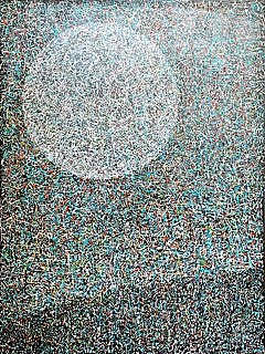 Poetic Moon 1, 36x48 Acrylic on canvas by Agnes Lee