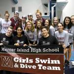 The Mercer Island swim and dive team placed fourth at the 3A state meet on Nov. 16 in Federal Way. Photo courtesy of Allison Nelson