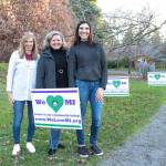 From left, Mercer Island Community Fund grant chair Debbie Hanson, treasurer Betsy OConnell and president Erin Krawiec. Natalie DeFord/staff photo