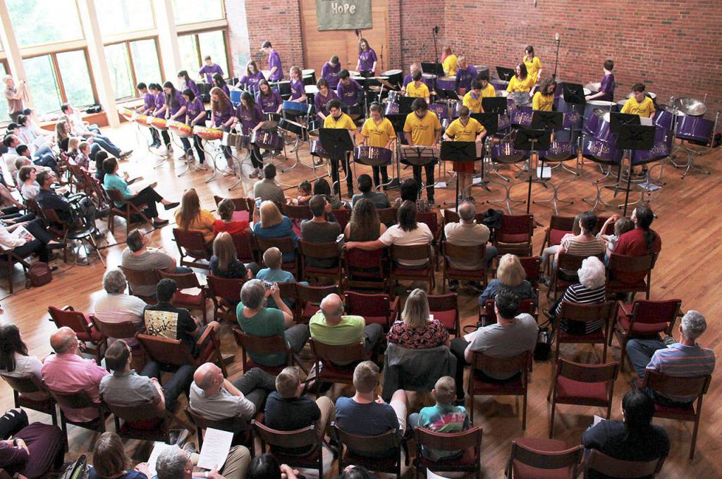 Steel Magic Northwest will host concert Dec. 8 at the Congregational Church. Photo courtesy of Gary Gibson