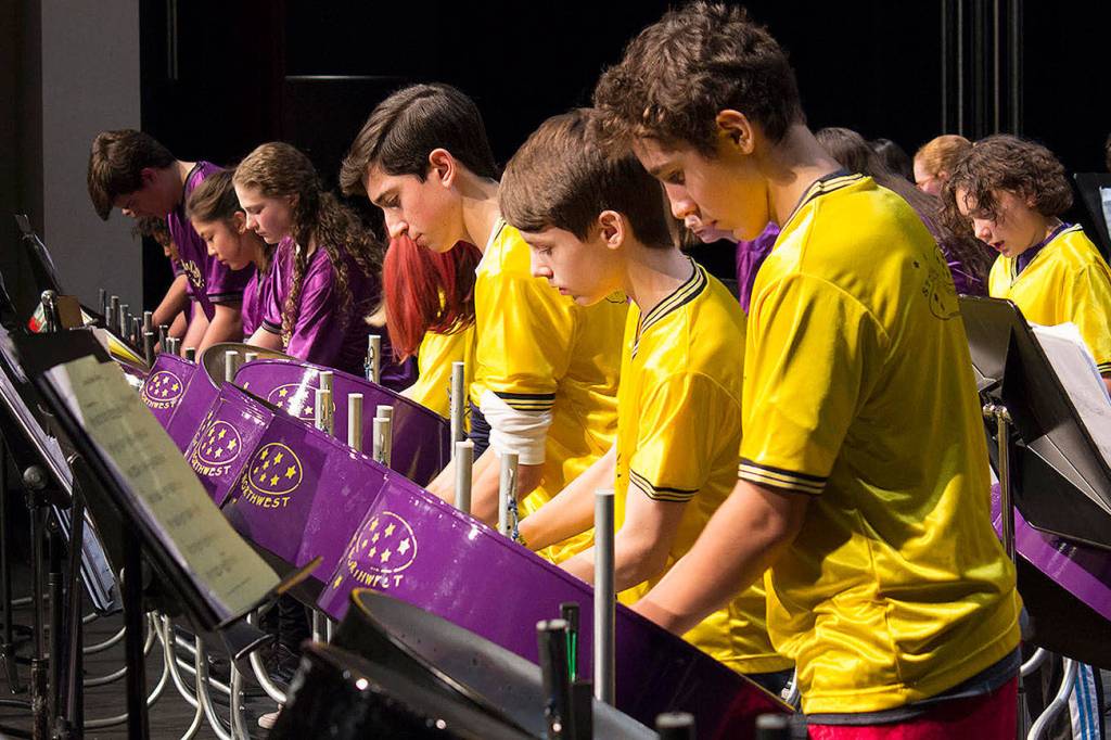 Steel Magic Northwest will host concert Dec. 8 at the Congregational Church. Photo courtesy of Gary Gibson