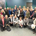 It was standing room only during the city council meeting where Elliot Newman received the MIYFS Inspirational Award, MIYFS director Cindy Goodwin said.