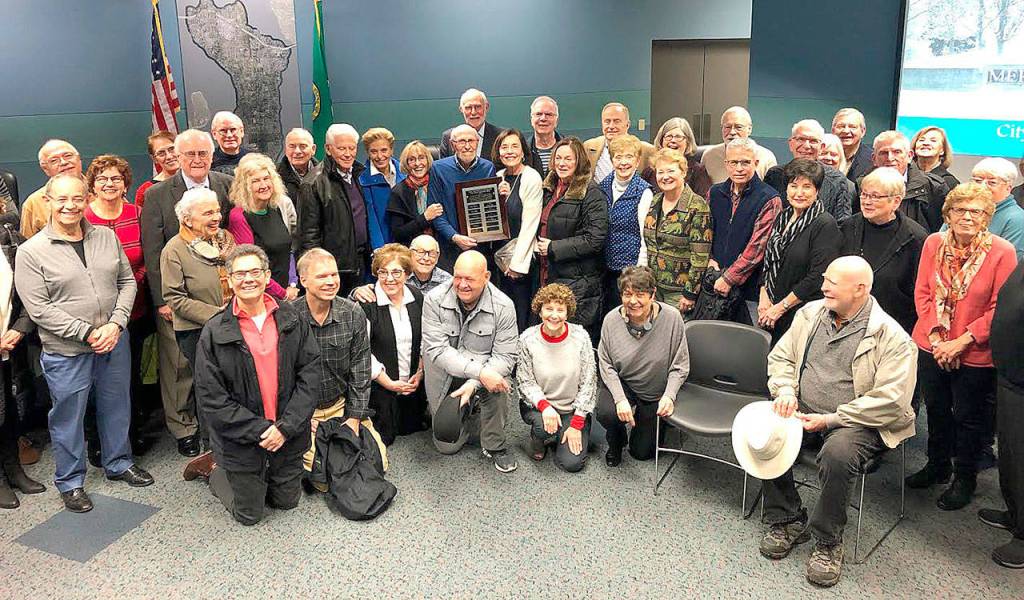 It was standing room only during the city council meeting where Elliot Newman received the MIYFS Inspirational Award, MIYFS director Cindy Goodwin said.