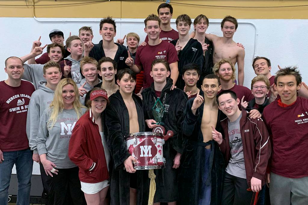Islanders finish first at state swim meet
