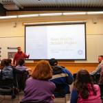 Natalie DeFord/staff photo                                A February 27 public meeting was held at the Mercer Island Community and Event Center to discuss a draft Environmental Impact Statement in relation to the proposed demolition of the former East Seattle Elementary School building.