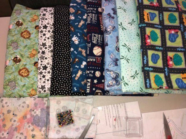 Even from Arizona, former Pacific Northwesterner Brandi Rider is making masks to send to health care workers as the COVID-19 hotspot at EvergreenHealth in Kirkland. Photo courtesy of Brandi Rider