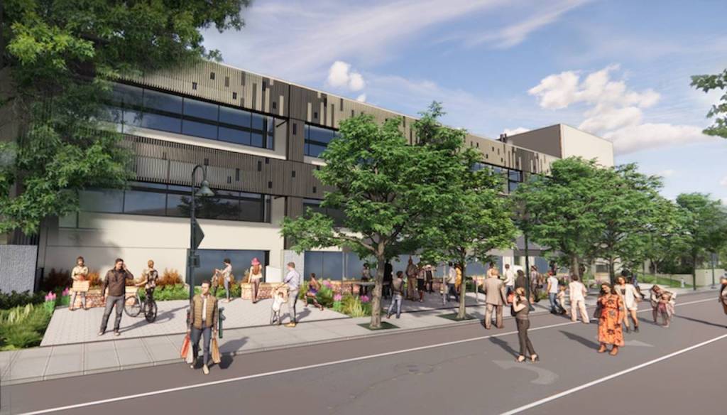 East facade design. Photo courtesy Ryan Companies