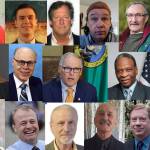 Among the candidates for Washington state governor in 2020: (Top row, L-R): Omari Tahir Garrett, Winston Wilkes, Thor Amundson, Cameron Vessey, Martin Iceman Wheeler, Ryan Ryals; (middle row L-R): Liz Hallock, Goodspaceguy, Gov. Jay Inslee, Don Rivers, Gene Hart; (bottom row L-R): Phil Fortunato, Tim Eyman, Alex Tsimerman, Cairo DAlmeida, Cregan Newhouse, Raul Garcia.