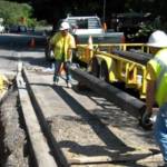 Construction work. Photo courtesy city of Mercer Island