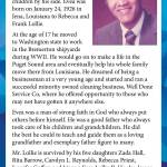 Evea Lollie | Obituary